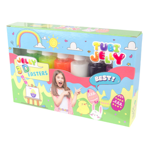 Tubi Jelly Set mit 6 Farben – Ostern