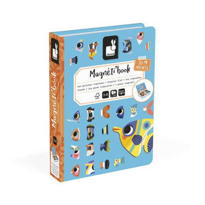 Magnetisches Puzzle Magnetibook Janod – Fische 3+