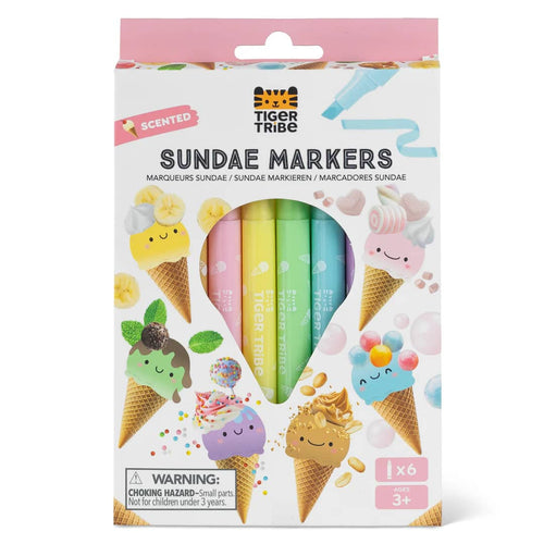 Duftmarker-Set - Süße Desserts (6 Stück, auswaschbar)