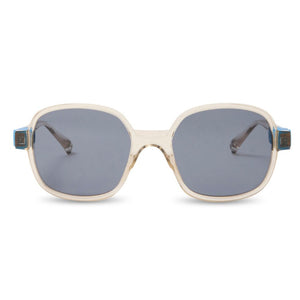 Flexible polarisierte Kindersonnenbrille Urban 7-12 J. - Moka Blue