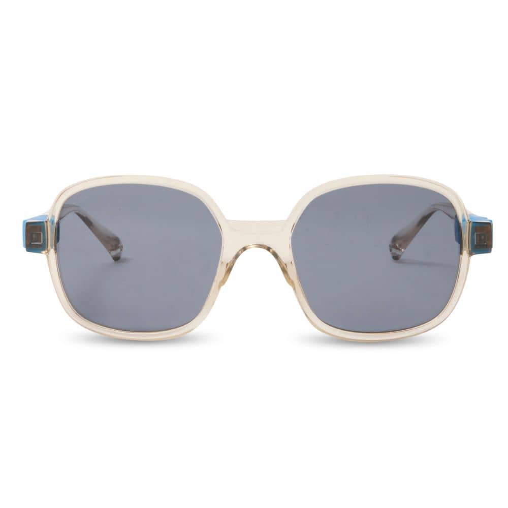 Flexible polarisierte Kindersonnenbrille Urban 4-7 J. - Moka Blue