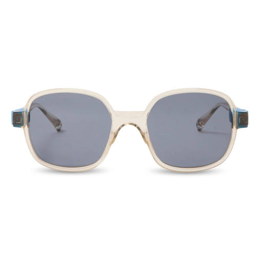 Flexible polarisierte Kindersonnenbrille Urban 4-7 J. - Moka Blue