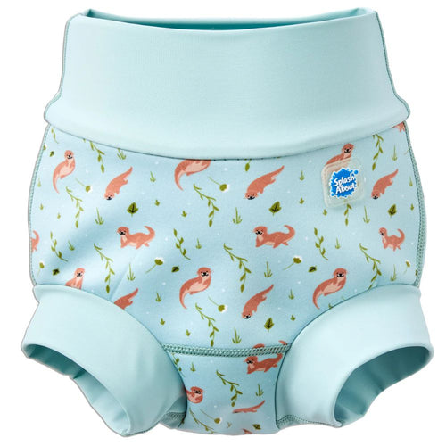 Happy Nappy DUO Schwimmwindel für 2–3-Jährige – Playful Otters (XXL)