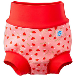 Happy Nappy DUO Schwimmwindel für 2–3-Jährige – Strawberry Field (XXL)