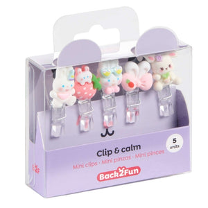 5er-Set Mini-Clips – Häschen