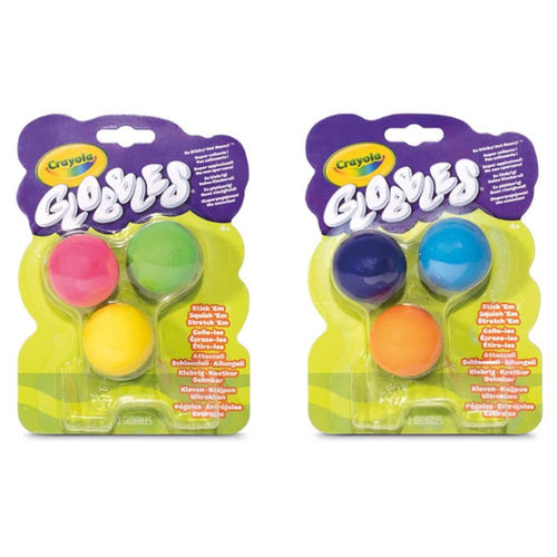 Anti-Stress-Knetbälle zum Werfen, schmutzfrei – Globbles (3 Stück)