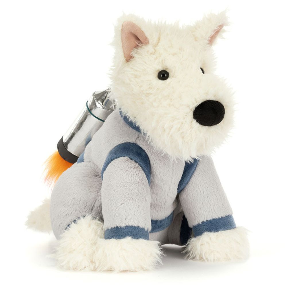 Plüschtier Terrier Astronaut - Cream (23 cm)