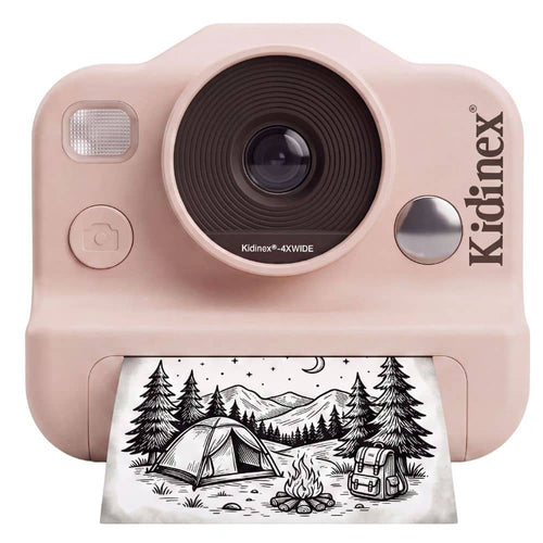 Digitalkamera mit Sofortdrucker für Kinder – KidSnap Pink