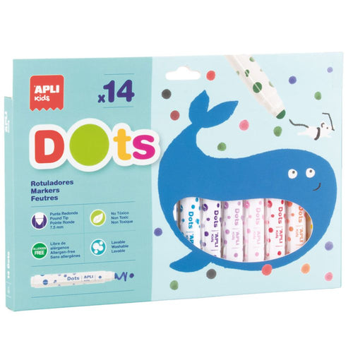 Tupfmarker für Kinder – Dot Marker (14 Farben)