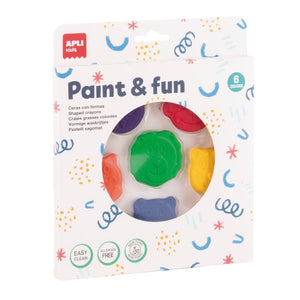 Wachsmalstifte in Tierform für Kinder – Tier-Buntstifte (6 Farben)