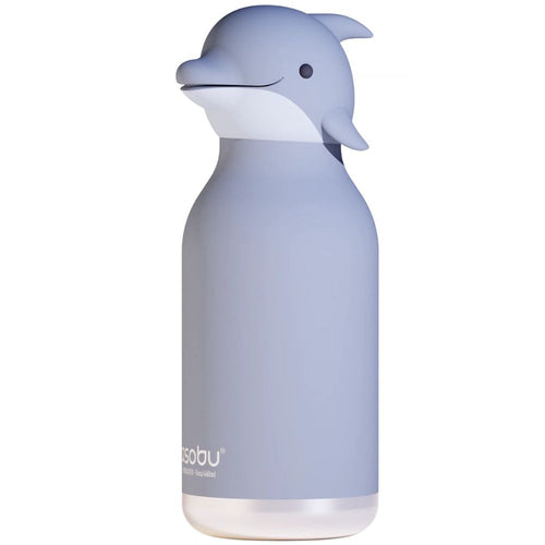 Thermosflasche mit Strohhalm „Bestie“ – Delfin, 460 ml