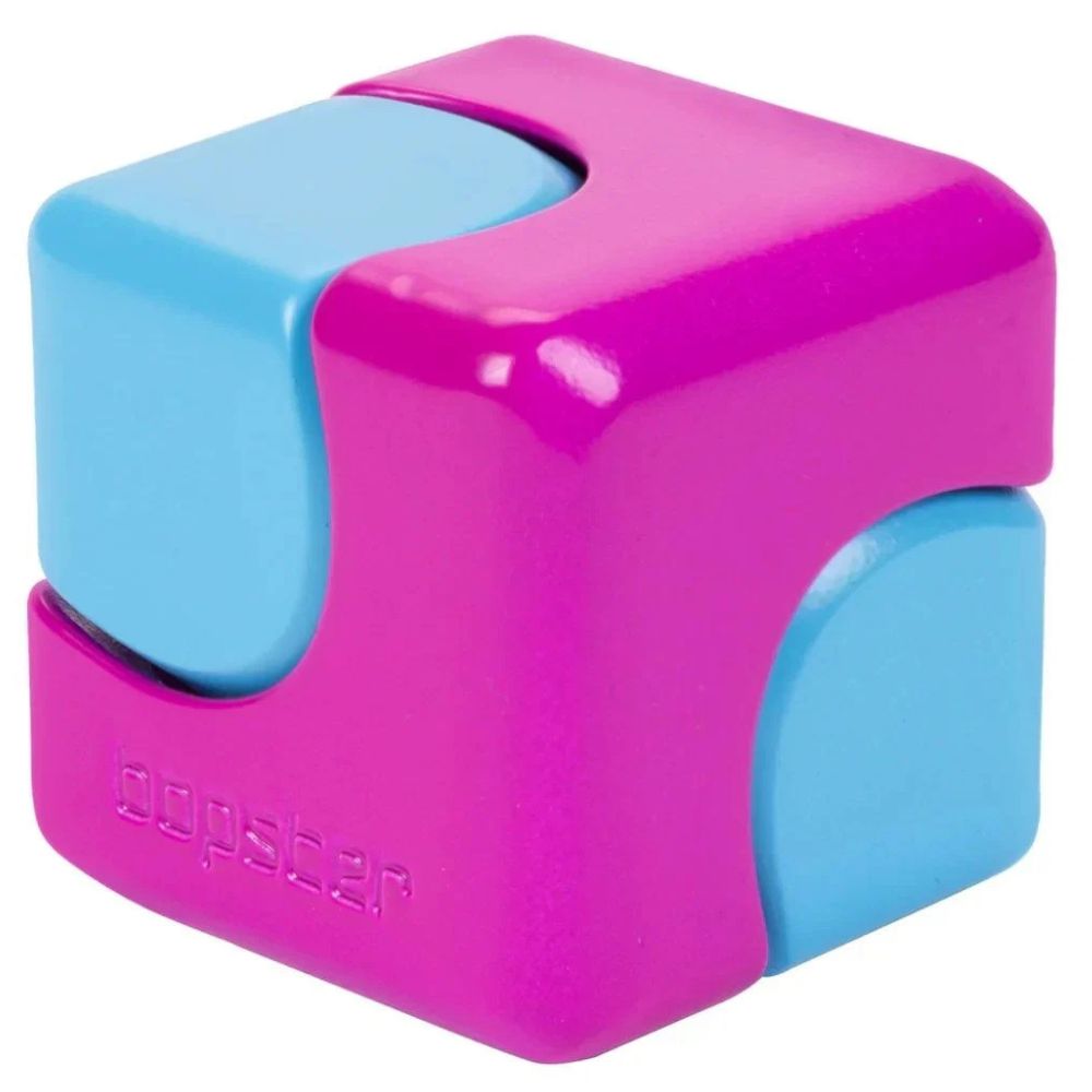 Geschicklichkeitsspielzeug - Fidget Cube Spinner - Violett/Neonblau