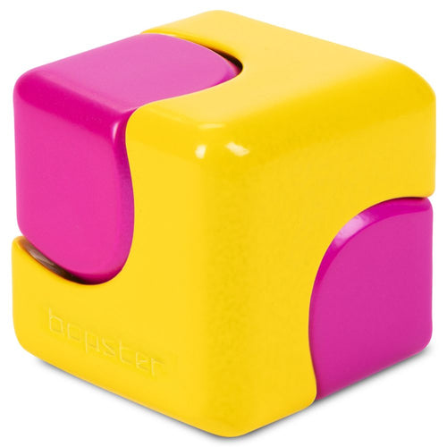 Geschicklichkeitsspielzeug - Fidget Cube Spinner - Neongelb/Neonrosa