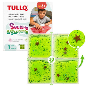 Sensorik-Knetspielzeug - Squishy Sensorik-Panel mit Flüssigkeit - Grün
