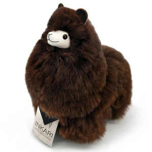Kuscheltier – Alpaka Naturals, Chocolate (23 cm)