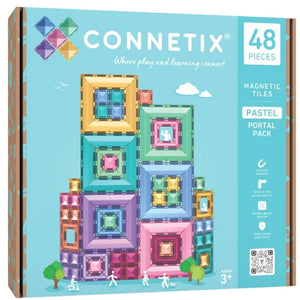 Magnetische Bausteine – Pastel Portal Pack (48 Teile)