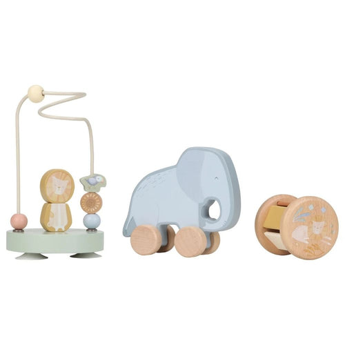 Holz-Geschenkset für Babys - Safari Friends