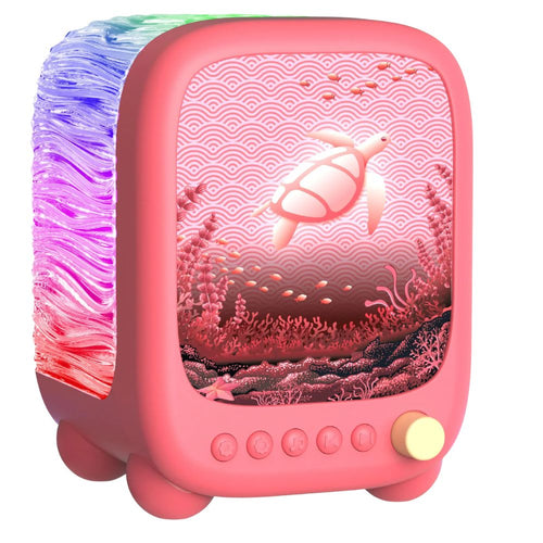 Wavy Light – Projektionslampe & Lautsprecher 3in1 Koralle