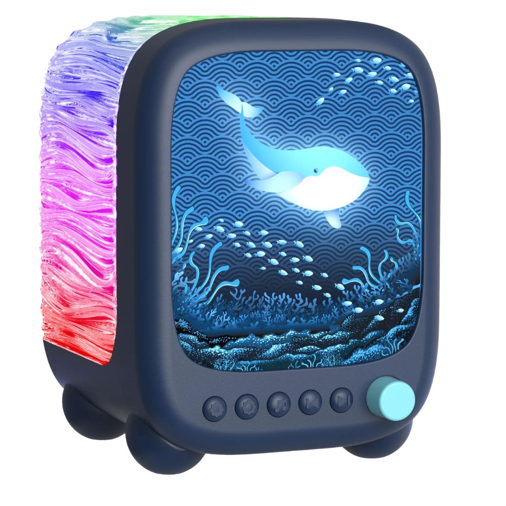 Wavy Light – Projektionslampe & Lautsprecher 3in1 - Tiefsee