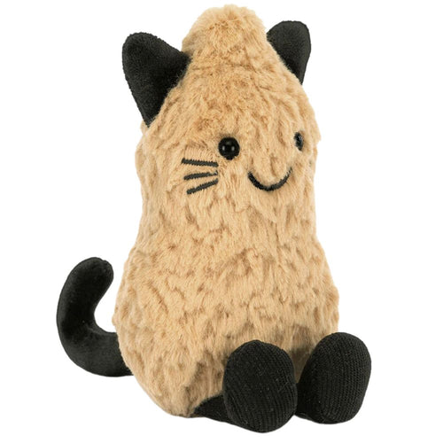 Kuscheltier Fröhliche Erdnuss Katze (15 cm)