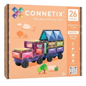 Magnetische Bausteine - Pastel Motion Pack (26 Teile)