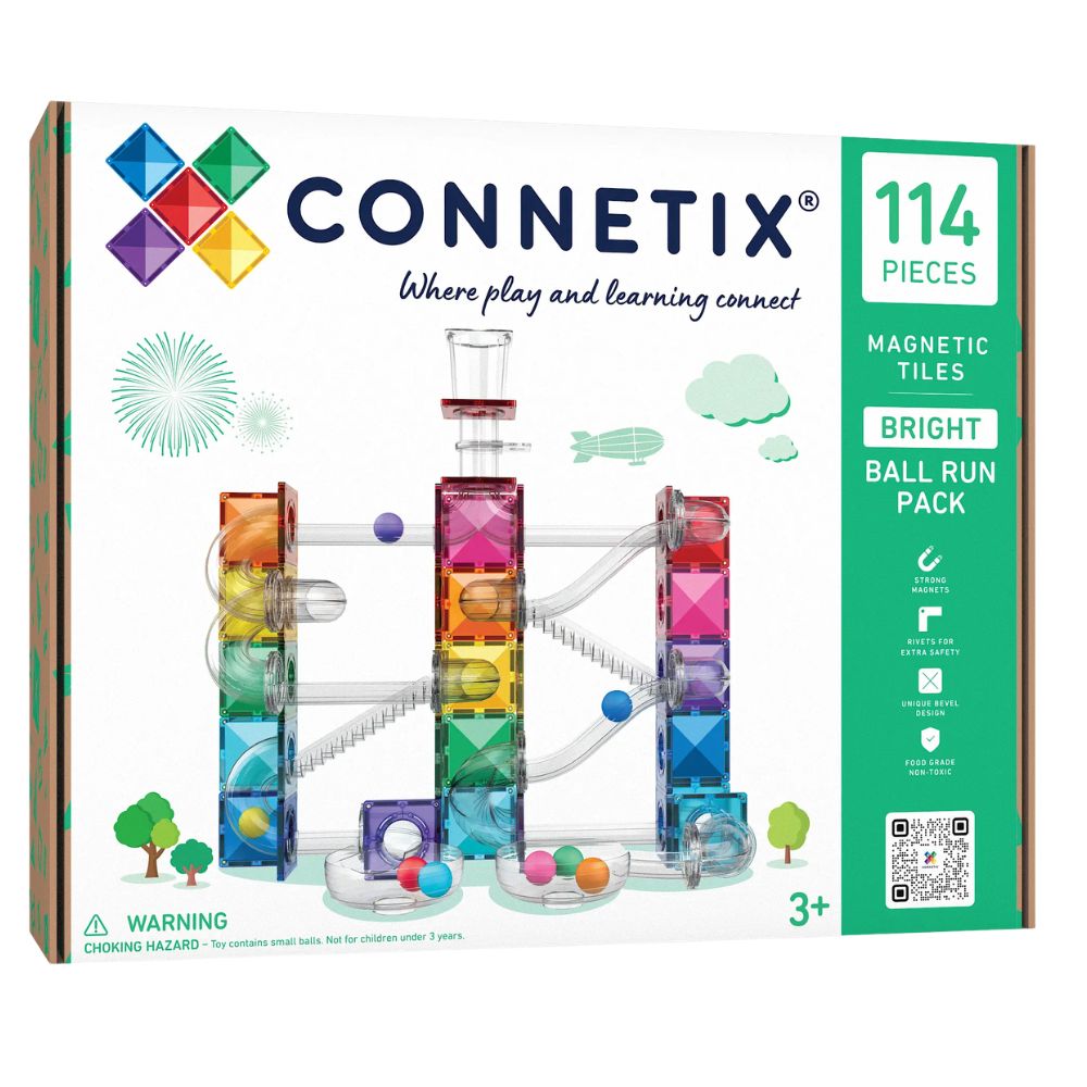 Connetix Ball Run Bright Pack magnetische Kugelbahn