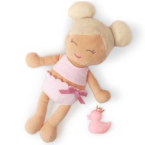 Kuscheliges Badepuppe - Blonde Haare