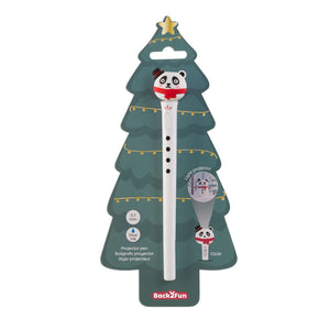 Weihnachtskugelschreiber mit Projektor – Panda