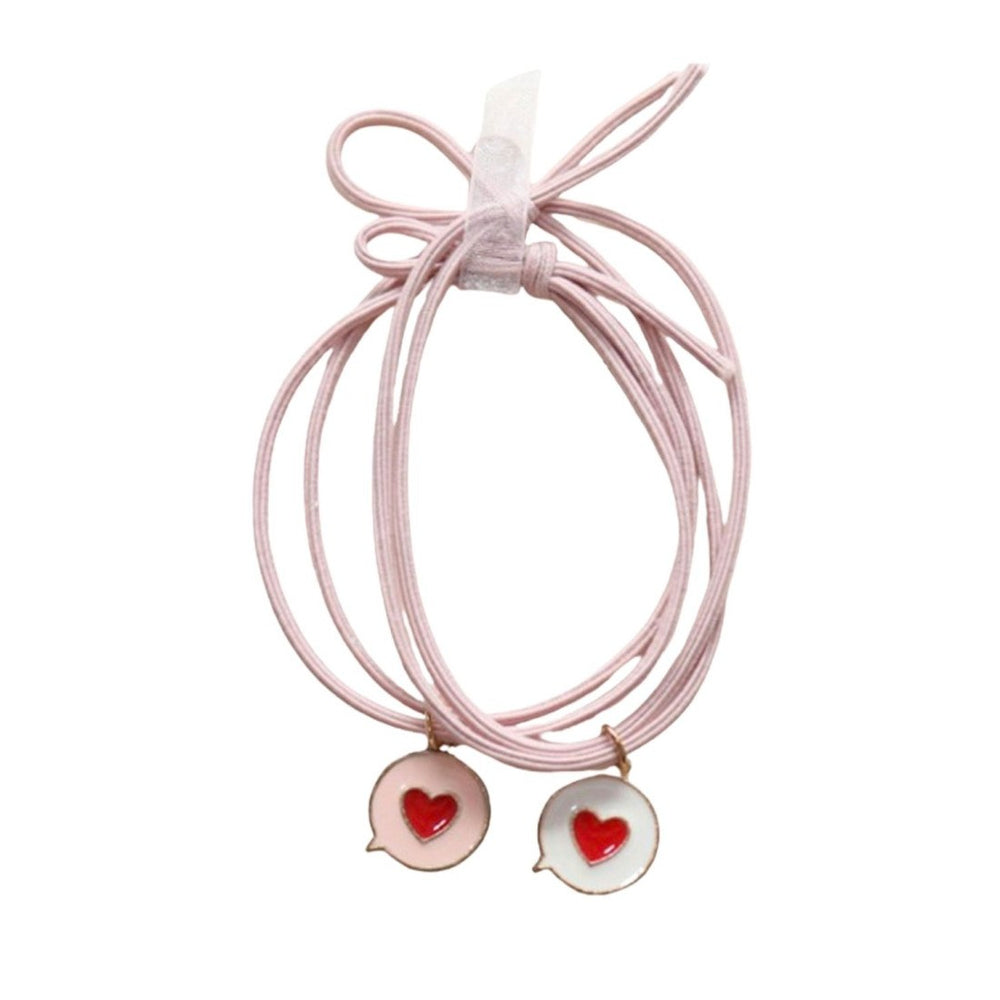 Yuko B. Haargummi-Armbänder Guess Who I Love - 2 Stück - Produktbild