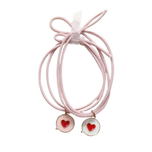 Yuko B. Haargummi-Armbänder Guess Who I Love - 2 Stück - Produktbild