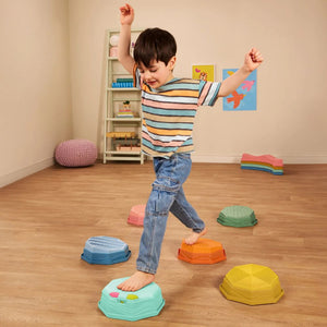 Musikalischer Sensorikpfad - Balance & Groove Set, Soft Colors (14-teilig)