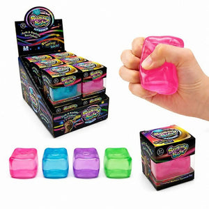 Robetoy sensorisches Knautschspielzeug Eiswürfel - Produktbild