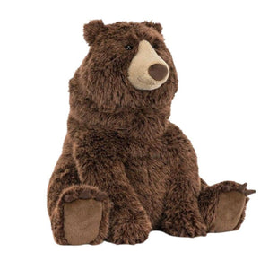 Jellycat Bizzlestomp Bear - brauner Plüschbär, 40 cm