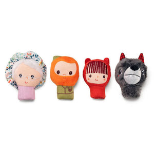 Lilliputiens Fingerpuppen Großmutter, Jäger, Rotkäppchen und Wolf