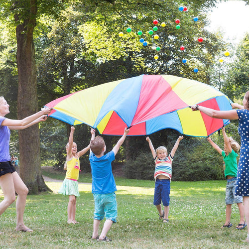 Animationstuch mit Bällen - Tublu.de