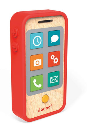Holztelefon mit Geräuschen - Tublu.de