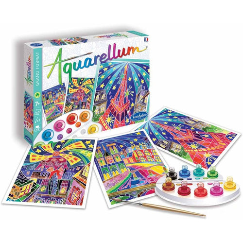 Aquarellum Malset – Paris bei Nacht (Grand Format)