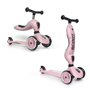 Roller und Fahrrad 2in1 Highwaykick  1-5 Jahre - Rose - Tublu.de