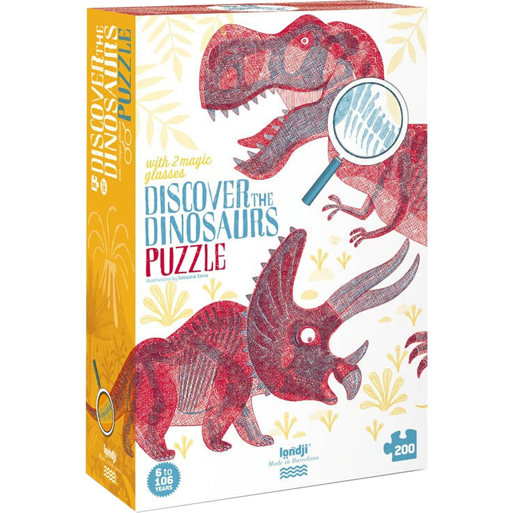 Lernpuzzle mit Spiel – Entdecke die Welt der Dinosaurier - Tublu.de