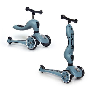 Roller und Fahrrad 2in1 Highwaykick 1-5 Jahre - Steel - Tublu.de