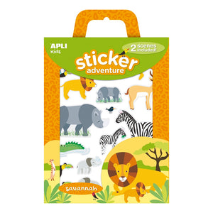 Stickerset mit 2 Platten – Savanne - Tublu.de