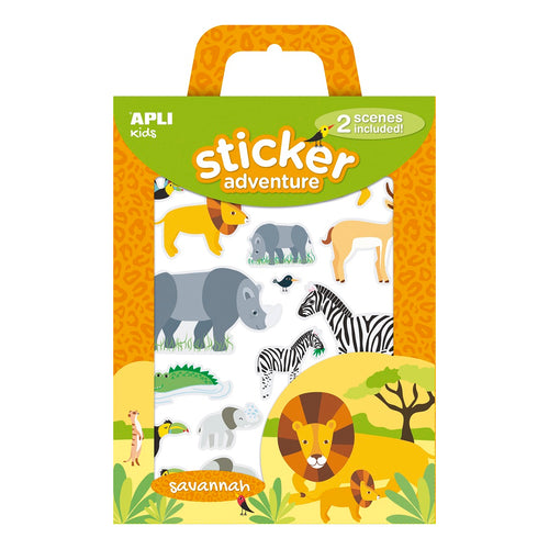 Stickerset mit 2 Platten – Savanne - Tublu.de