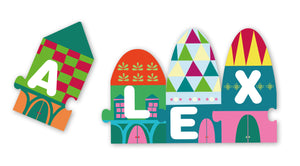 Puzzle im Kartonhaus – Buchstaben 3+ - Tublu.de