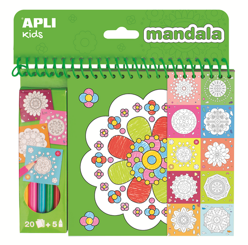 Malbuch mit Buntstiften – Mandala - Tublu.de