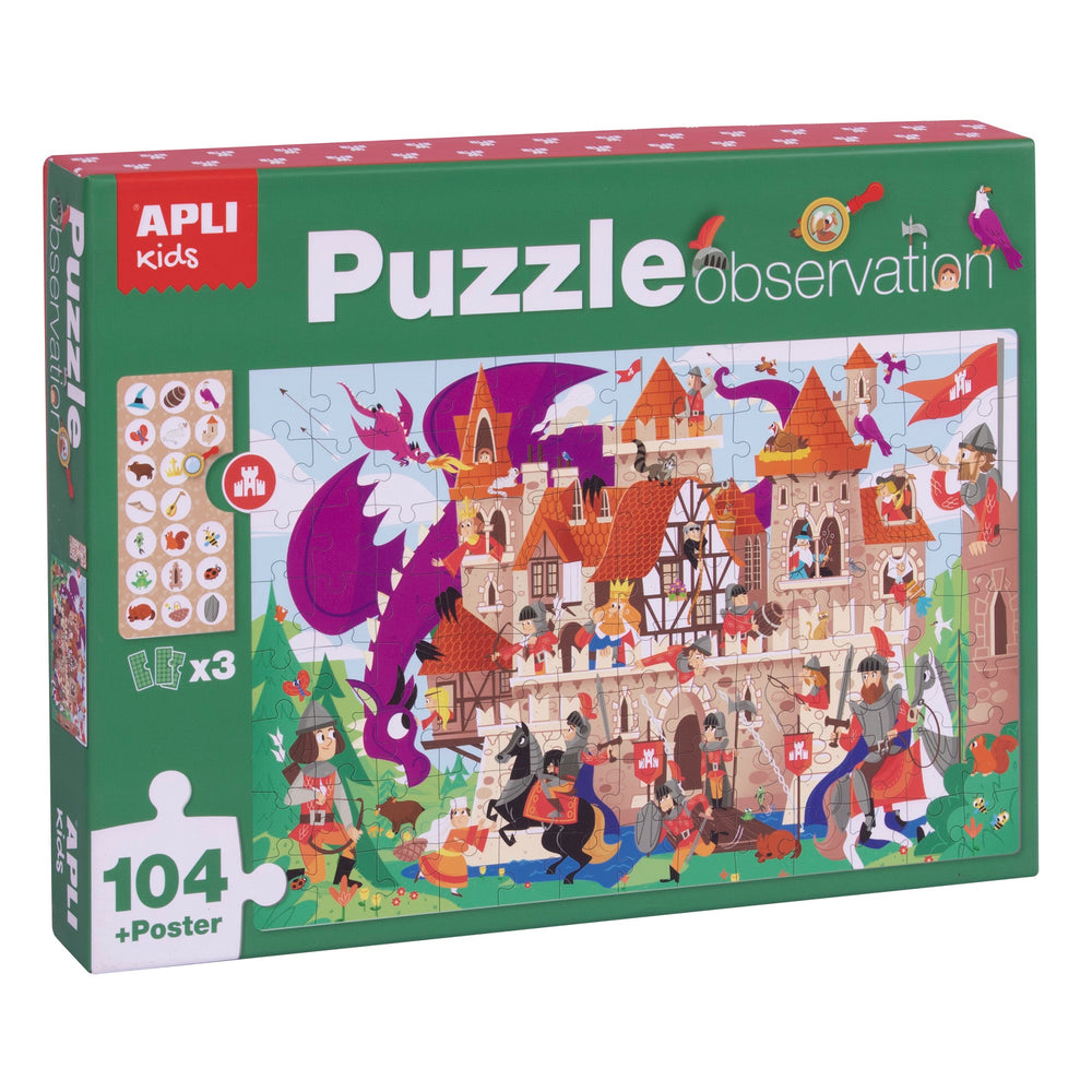 Beobachtungspuzzle – Schloss 104 Teile 5+ - Tublu.de