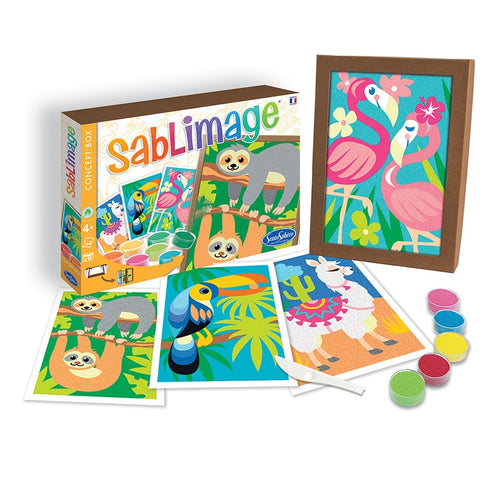 Sablimage Sandmalerei-Set – Tiere Südamerikas