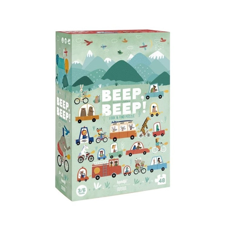 Puzzle für Kinder, 48 Teile – BEEP BEEP!