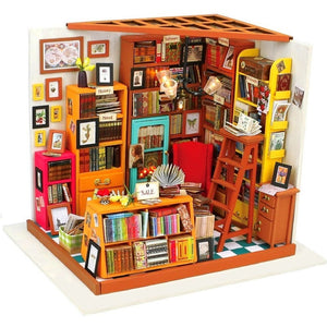 Bemaltes Modell Mini Bibliothek