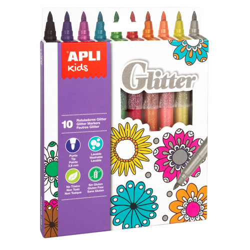 Glitzerstifte – 10 Farben - Tublu.de