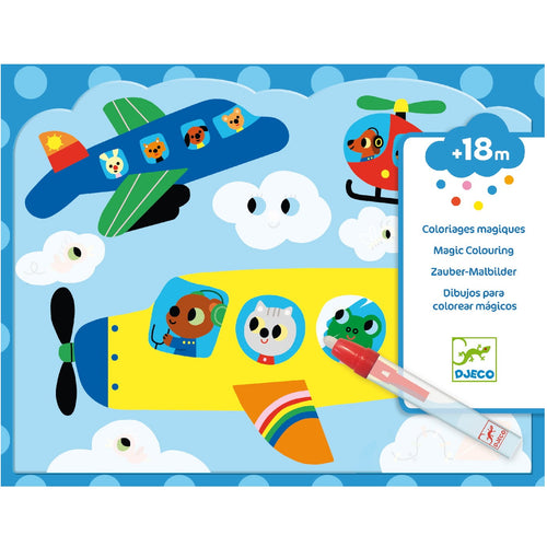 Wasserfarben-Malvorlagen – Im Himmel versteckt - Tublu.de